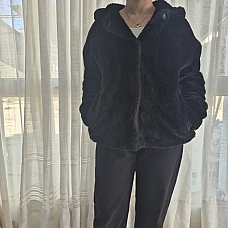 Veste – taille S – noire – ZARA Basic Veste – taille S – noire – ZARA Basic